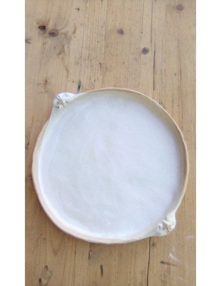 Plat sculpté motif masque