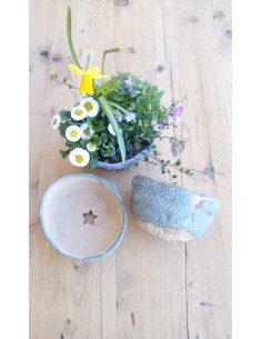 Pot de fleurs en céramique...