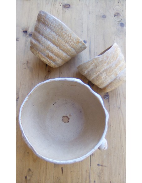 Pot de Fleurs sculpture l'escargot